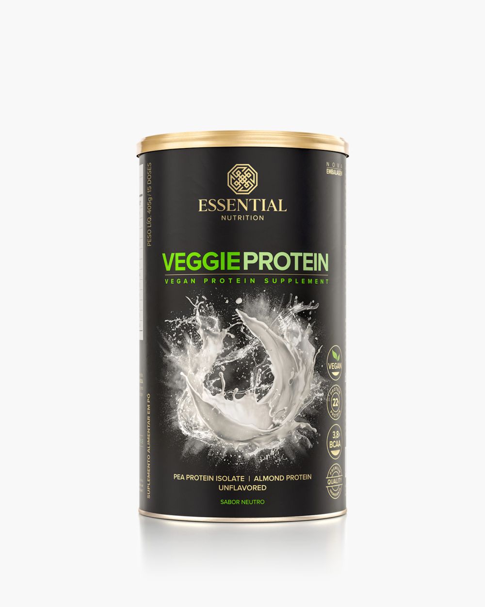 Veggie Protein – Sabores Banana com Canela e Neutro