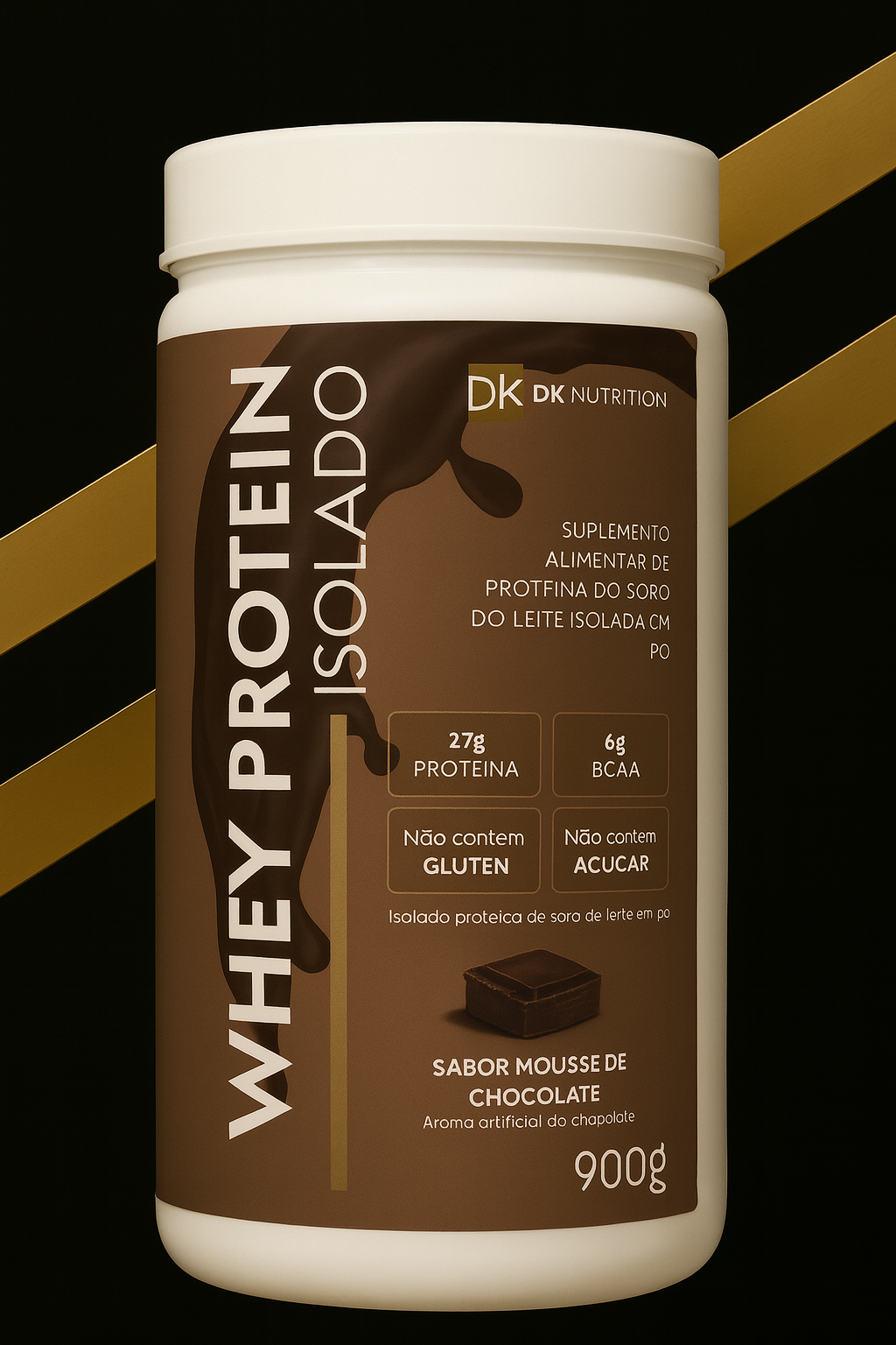 Whey DK Morango/Chocolate/Baunilha