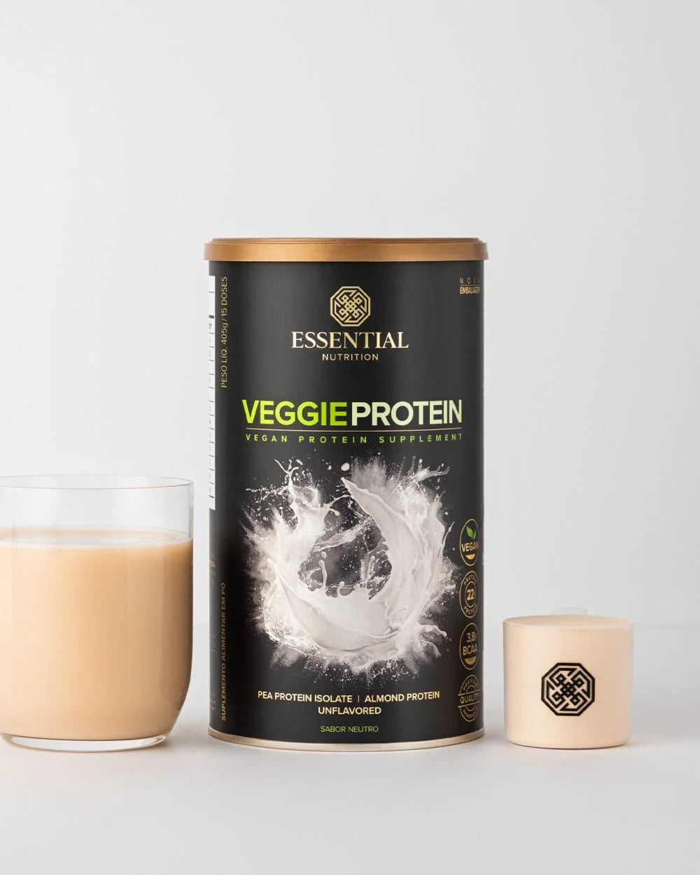 Veggie Protein – Sabores Banana com Canela e Neutro
