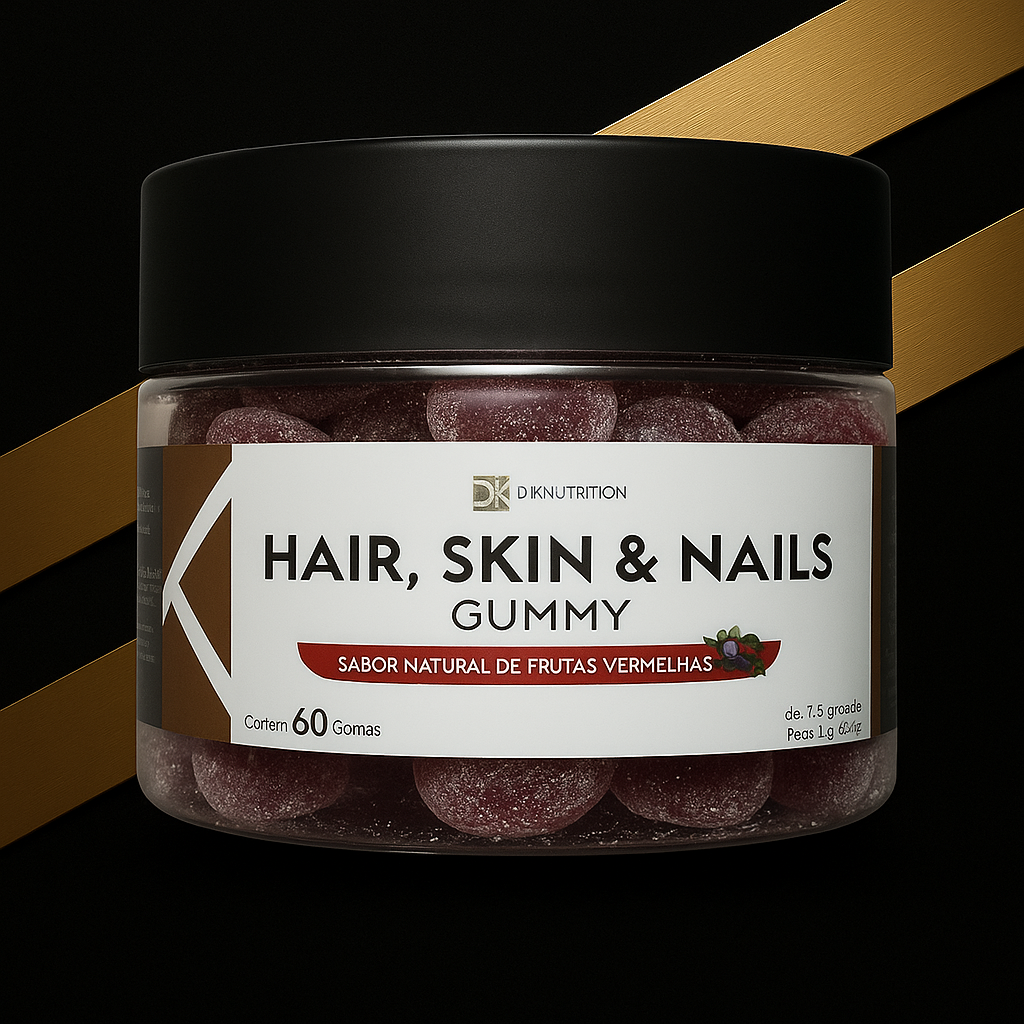 Hair, Skin & Nails gummy sabor de frutas vermelhas