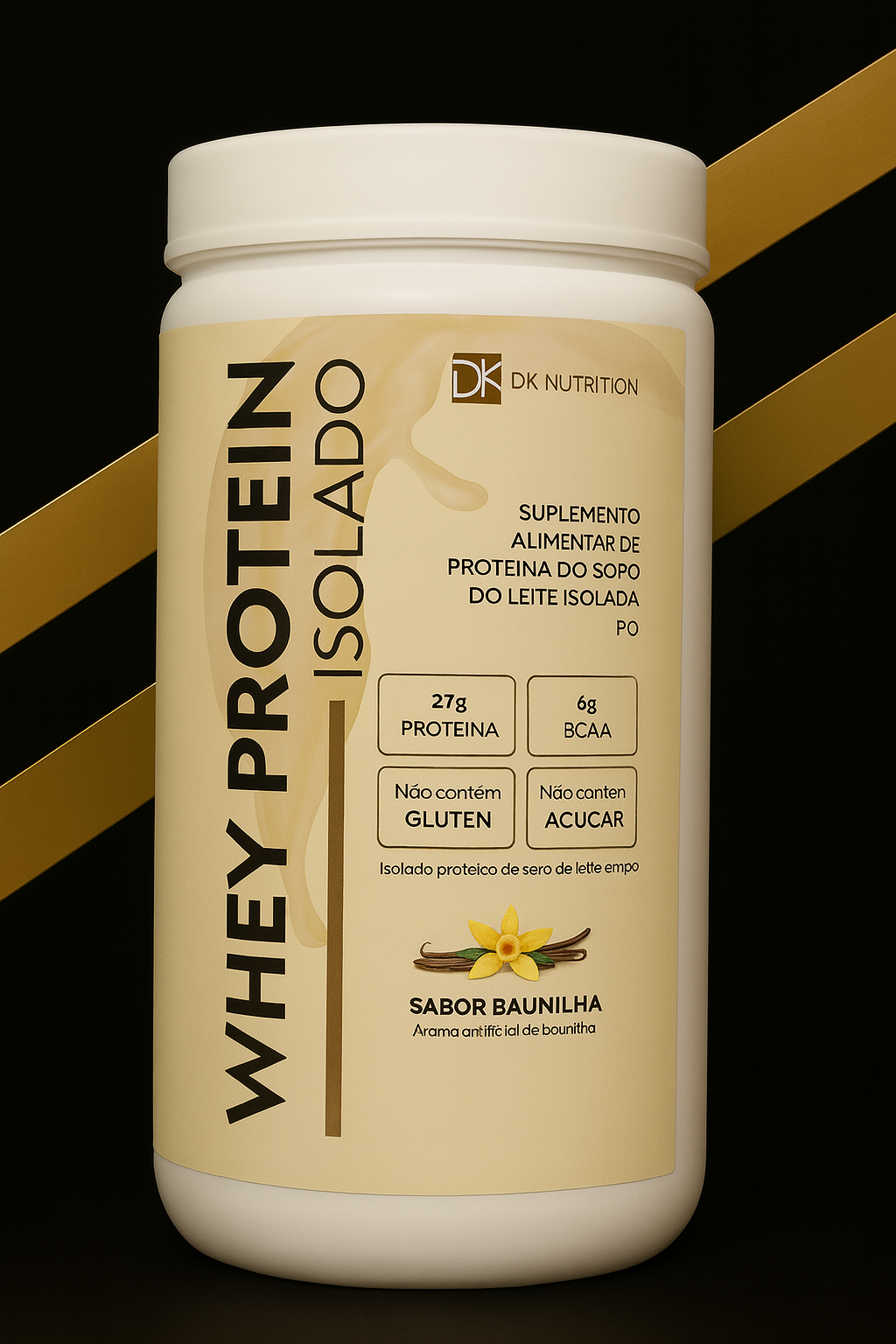 Whey DK Morango/Chocolate/Baunilha