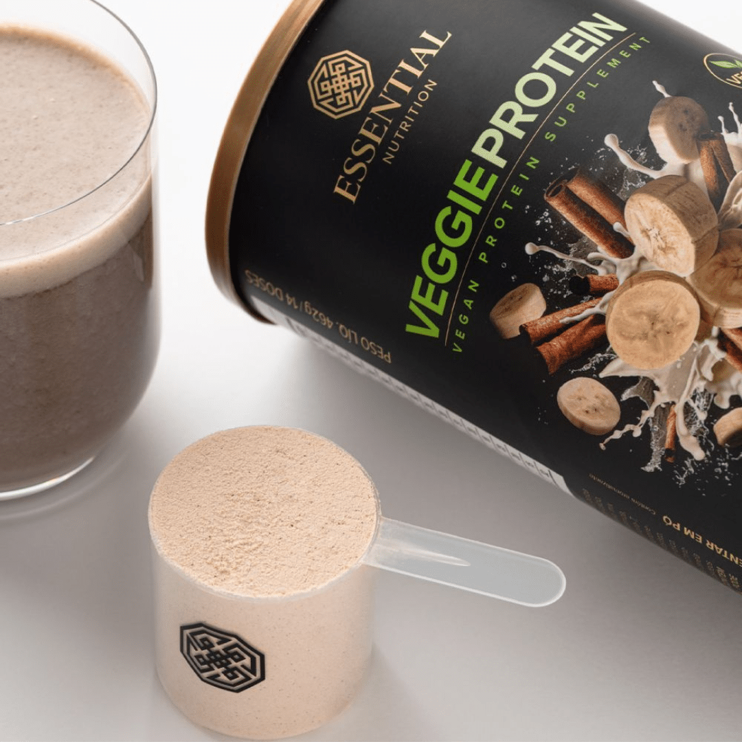 Veggie Protein – Sabores Banana com Canela e Neutro