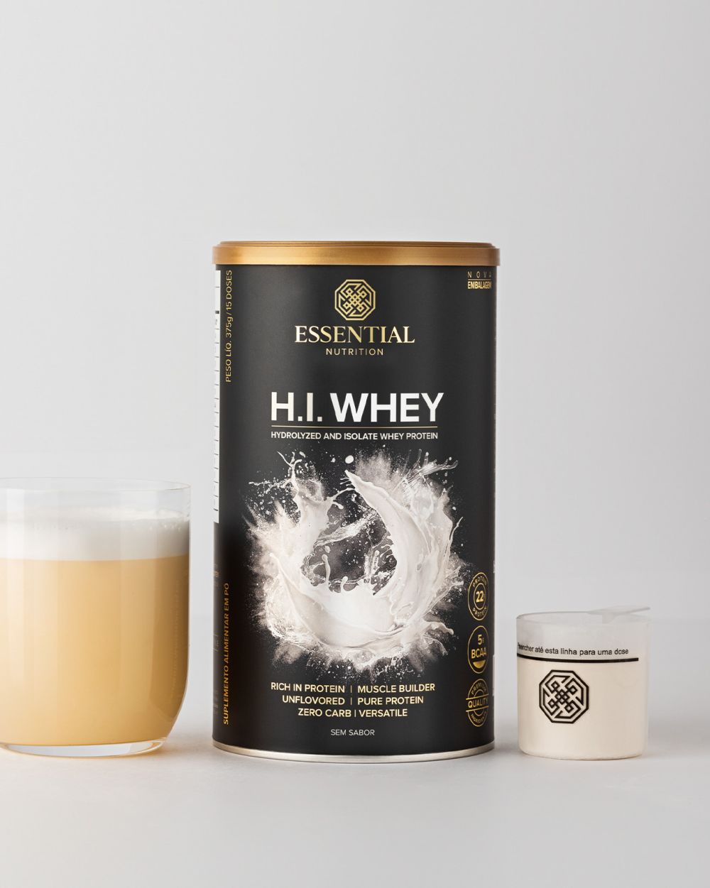 H.I. Whey – Whey Protein Hidrolisado e Isolado Sem Sabor