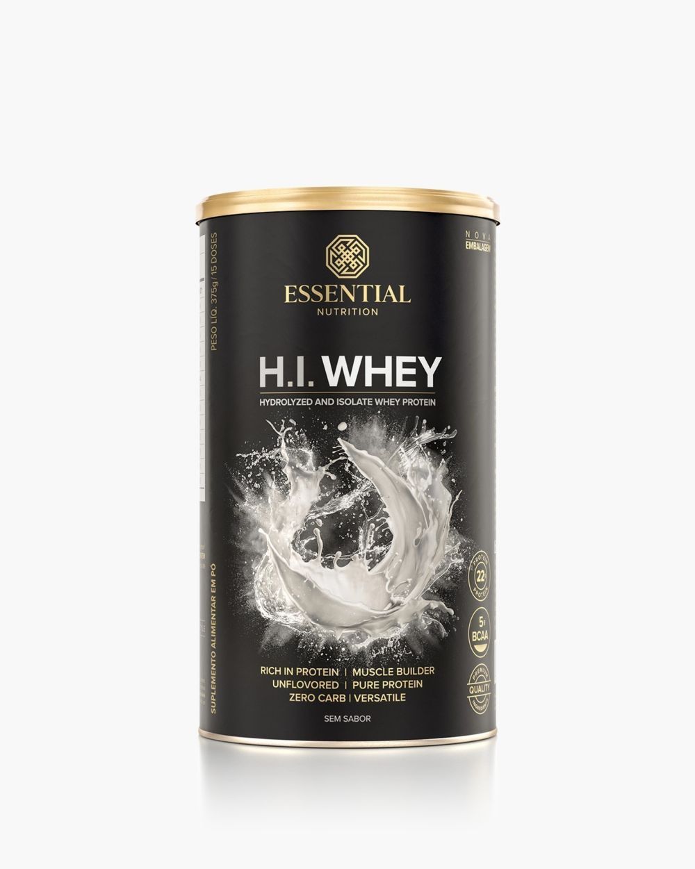 H.I. Whey – Whey Protein Hidrolisado e Isolado Sem Sabor