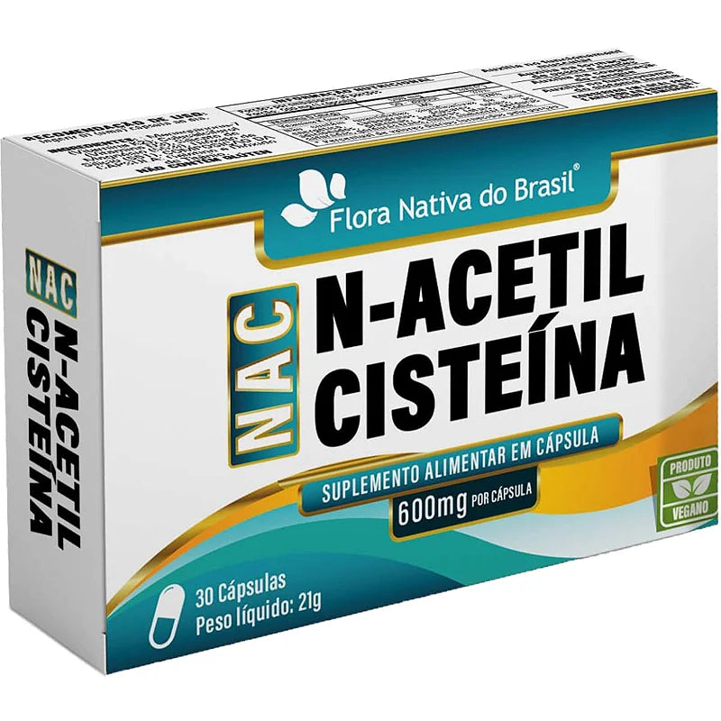Nac N acentil cisteina 30 caps 600mg